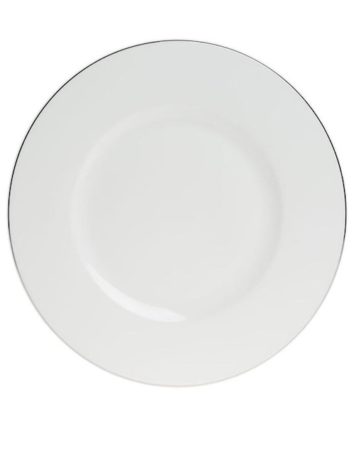 Plato para postre Villeroy & Boch Anmut Platinum de porcelana