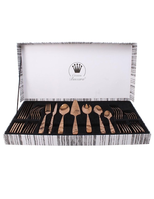 Set de 27 cubiertos Crown Baccara Rocca