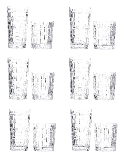 Set de vasos Nachtmann Bossa Nova de cristal con 12 piezas