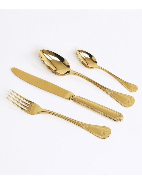 Set cubiertos Köstlich Elizabeth de acero inoxidable