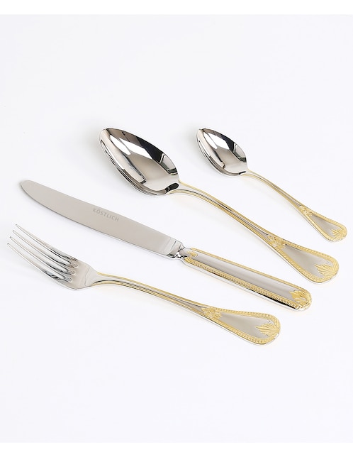 Set cubiertos Köstlich Louis de acero inoxidable 48 piezas