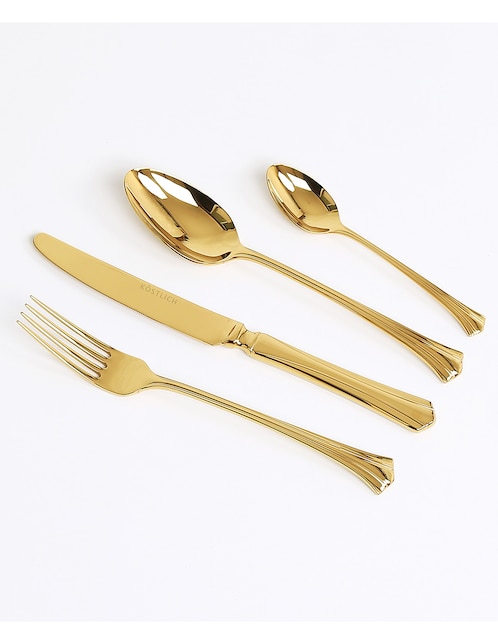Set cubiertos Köstlich Victoria de acero inoxidable