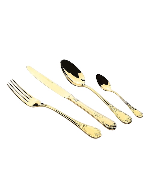 Set cubiertos Köstlich de acero inoxidable 24 piezas