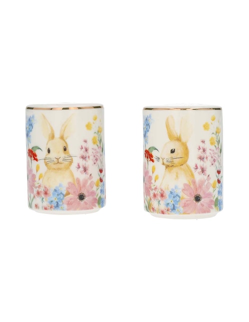 Set salero y pimentero N Narrative Easter Bunny de porcelana