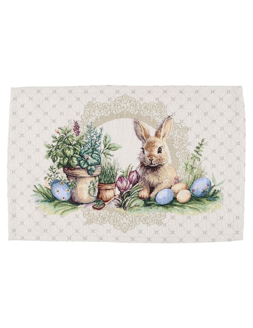 Mantel individual de algodón Bowtique Violet
