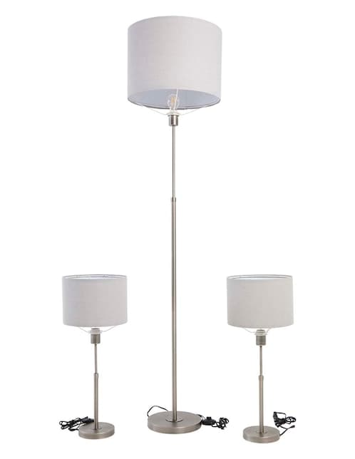 Set lámpara led Haus 3 piezas