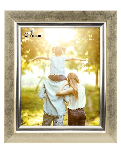 PORTARRETRATOS QUADRUM, 8 X 10", BEIGE