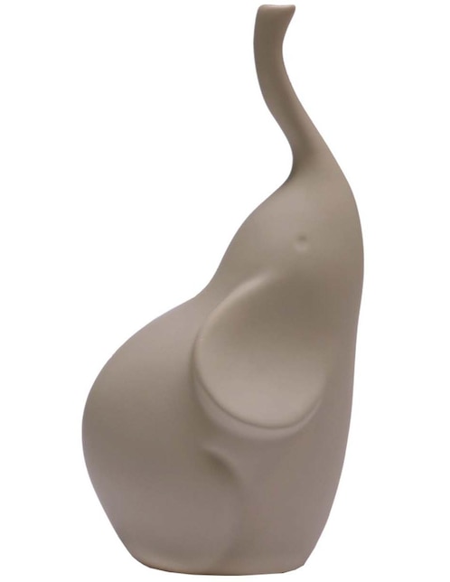 FIGURA ELEFANTE NÓRDICO G, GRIS