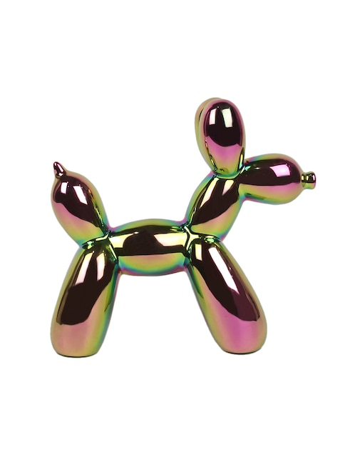 Figura decorativa de perro Zonana de poliresina