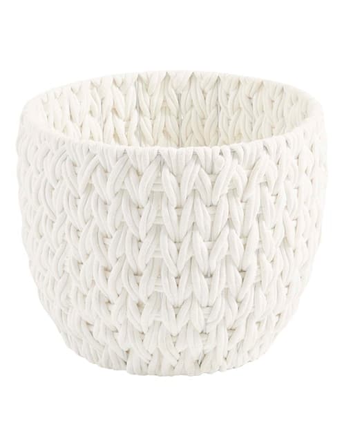 CESTO BRAID 35CM, BLANCO