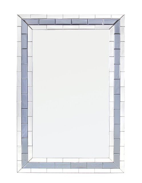 Espejo rectangular Haus Bicolor Frame estilo clásico renovado