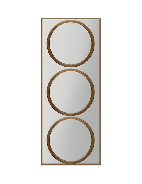 Espejo rectangular Vangardi Golden Lux estilo clásico renovado