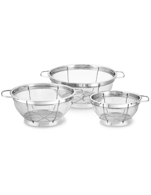 Set Coladores 3 Piezas Stainless-Steel