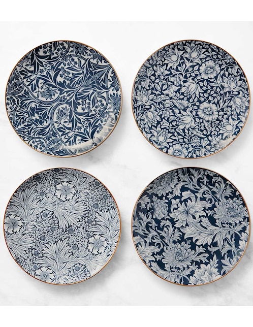 Set de platos de ensalada 4 piezas