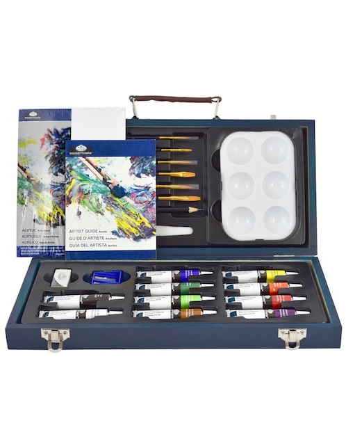 Set de pinturas acrílicas Royal & Langnickel Essentials 25 piezas
