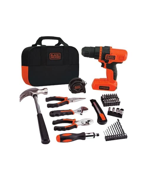 Kit de taladro atornillador Black + Decker LDX172PK-B3 7.2 Volts