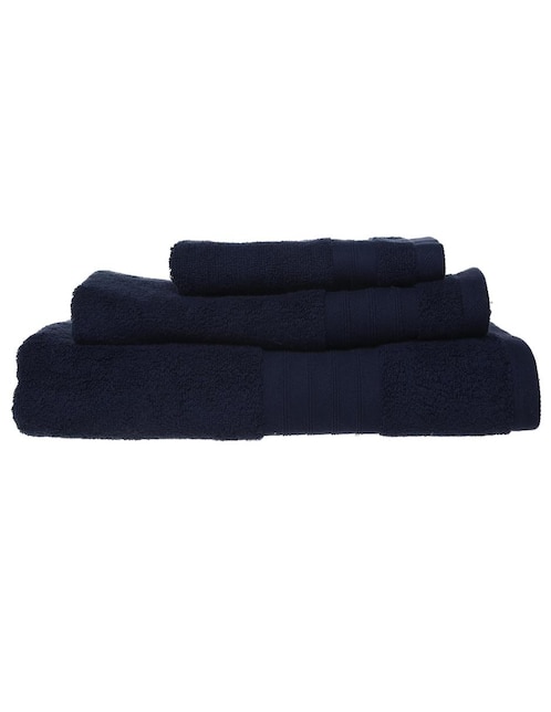 TOALLA DE BAÑ, MEDIO BAÑO, AZUL MARINO