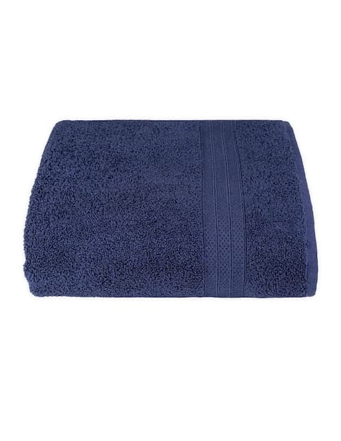 TOALLA DE BAÑ, MEDIO BAÑO, AZUL MARINO