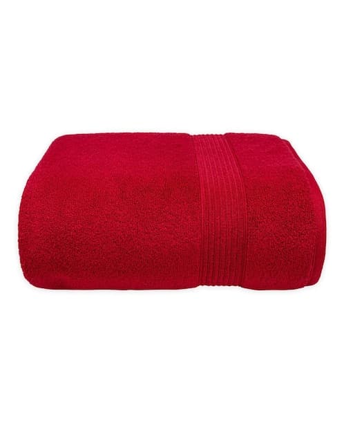 TOALLA DE BAÑO MONTF, MEDIO BAÑO, ROJO