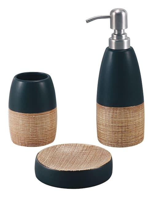 Juego de accesorios para baño Zonana 3 piezas