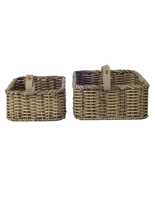 CESTO ALYSSA HAUS, GRIS, BEIGE