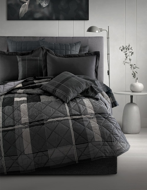 COLCHA DUNCAN, MAT-QS, NEGRO DALFIORI B