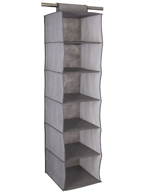 ORGANIZADOR COLGANTE RAYAS TE, G, GRIS