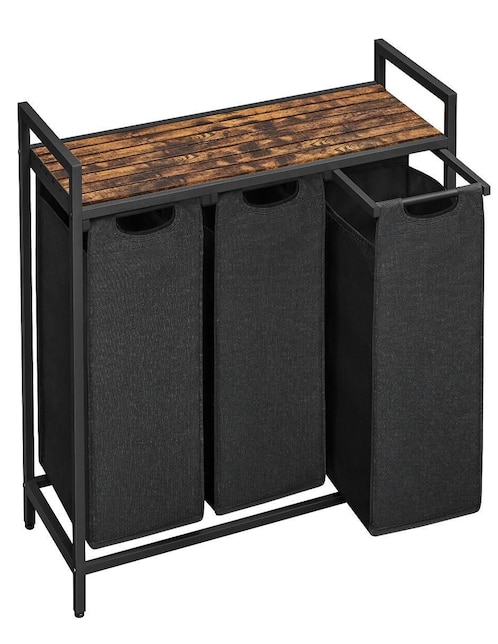 Set cesto para ropa Songmics Home Brenta de algodón