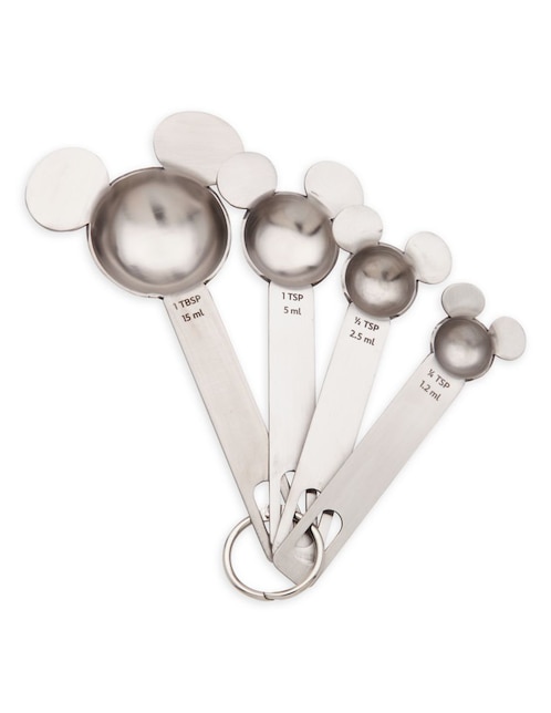Set cucharas medidoras Mickey and Friends acero inoxidable 4 piezas