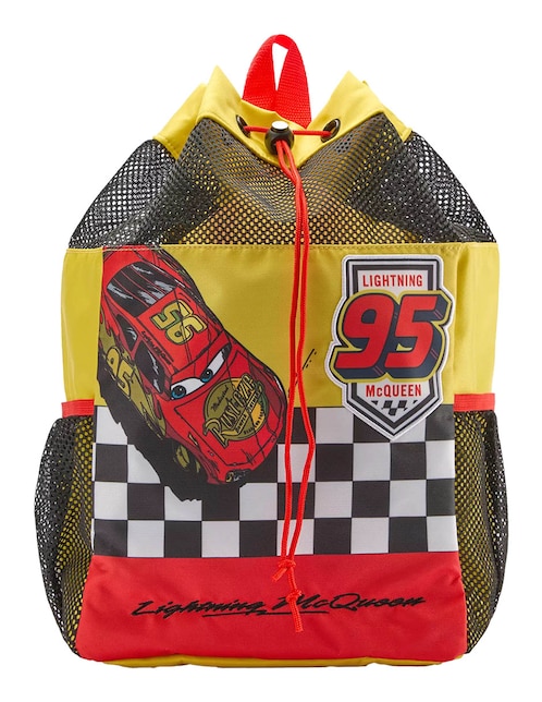 Mochila tipo morral Rayo McQueen Cars