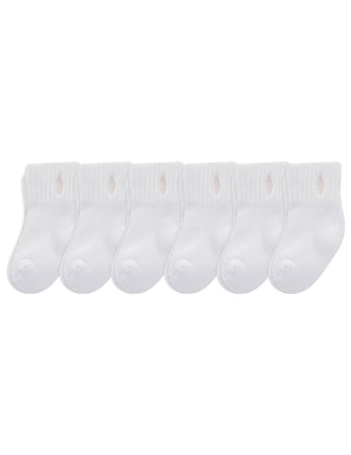Set de calcetín Polo Rl para bebé unisex 6 pares