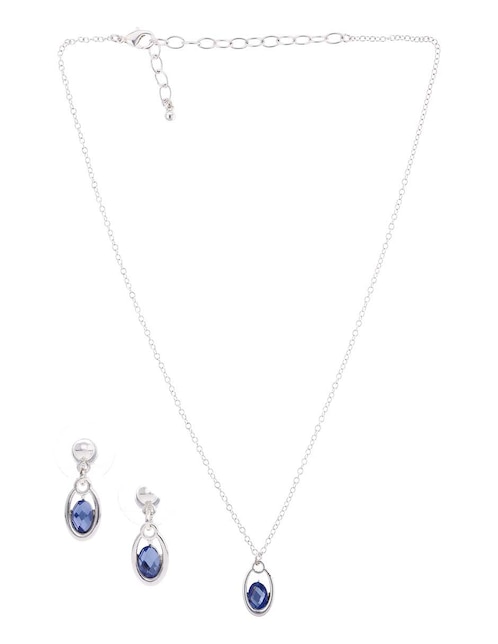 Aretes y collar de gota Nine West