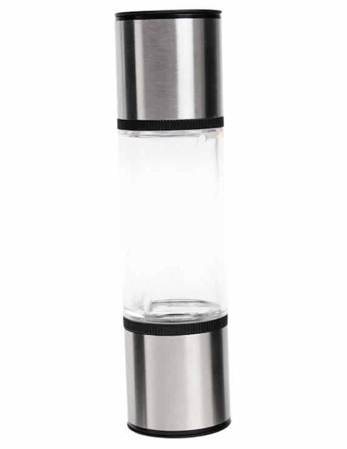Molino doble para sal y pimienta Metaltex de acero inoxidable