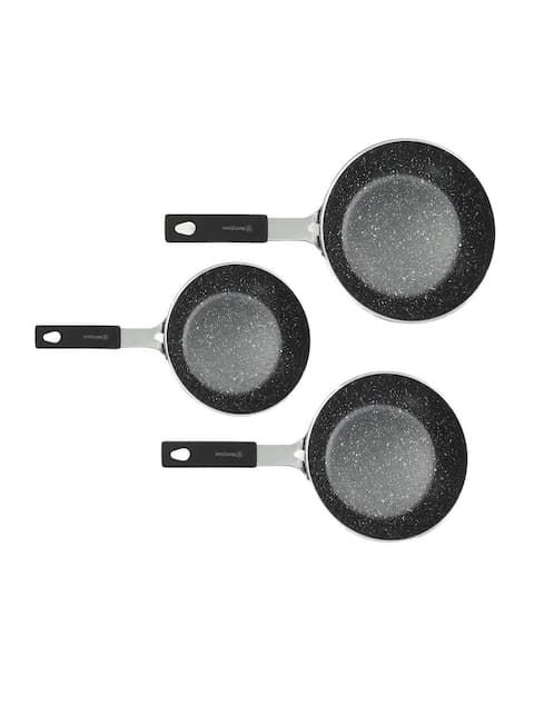 Set de 3 mini sartenes Westinghouse mármol negro