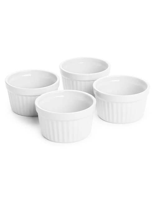Set ramekin de cerámica Kitchen Lab 4 piezas