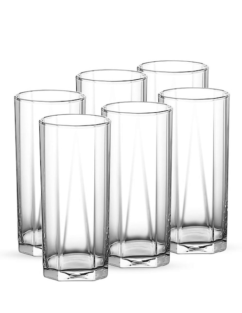 Set de vasos high ball Ocean de vidrio
