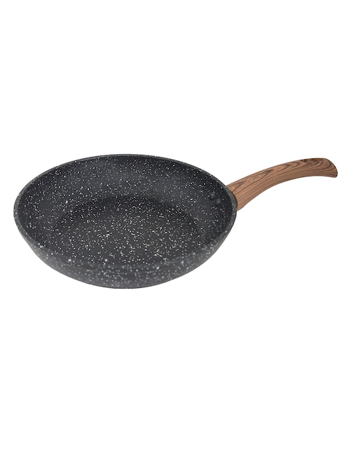 SARTÉN DE 20 CM MÁRMOL NEGRO MADERA