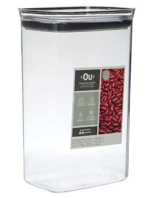 Organizador para refrigerador Ou Block de polipropileno 1 pieza