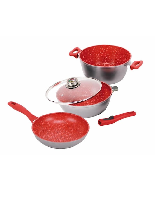 BATERÍA MASTER SET ROJO 6 PZS