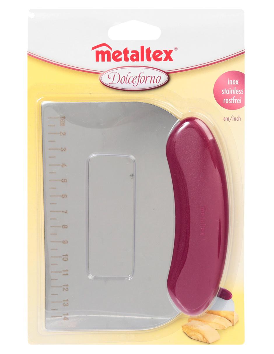 Espátula para masa Metaltex acero inoxidable 14 cm
