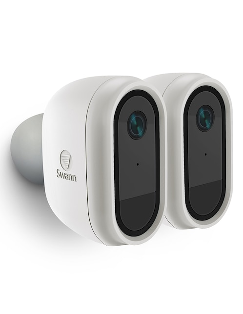 Kit 2 Cámaras de seguridad Swwan inalámbrica para interior y exterior