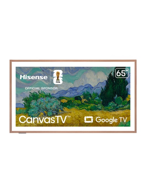 Pantalla Smart TV Hisense QLED de 65 pulgadas 4K 65S7N con Google TV con AI Picture