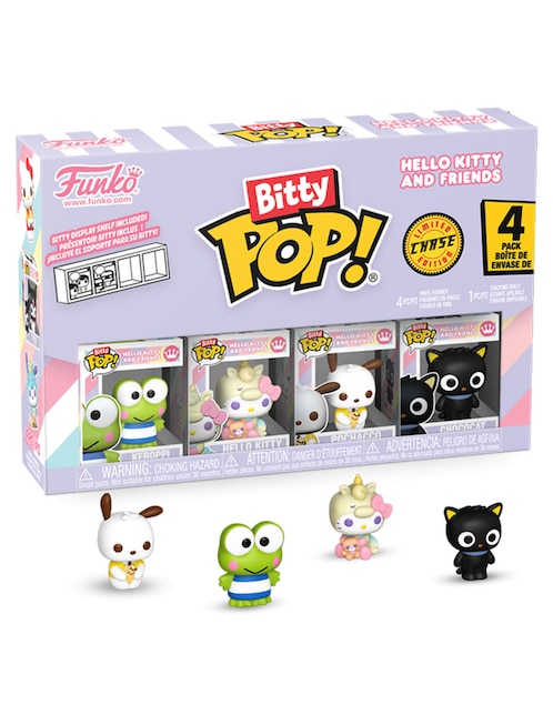 Funko Bitty POP! Hello Kitty and Friends Keroppi, Pochacco, Chococat y Hello Kittty