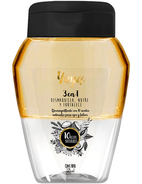 Desmaquillante 3 en 1 con 10 aceites naturales Yuya